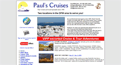 Desktop Screenshot of paulscruises.com